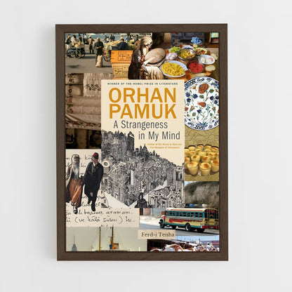 ap-orhan pamuk-4 cadre Bois foncé