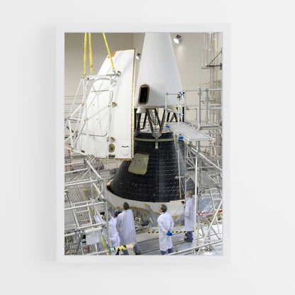 ap-orion spacecraft-3 cadre Blanc