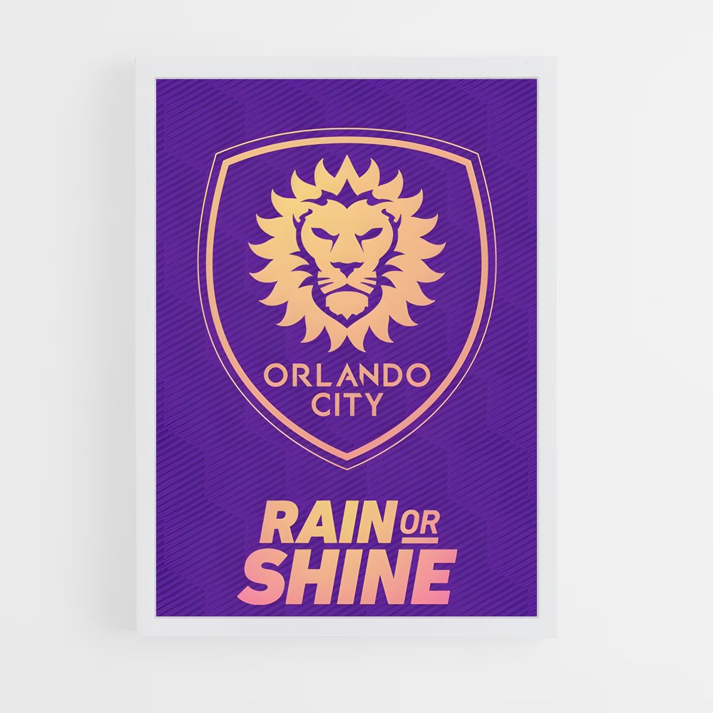 ap-orlando city sc-4 cadre Blanc