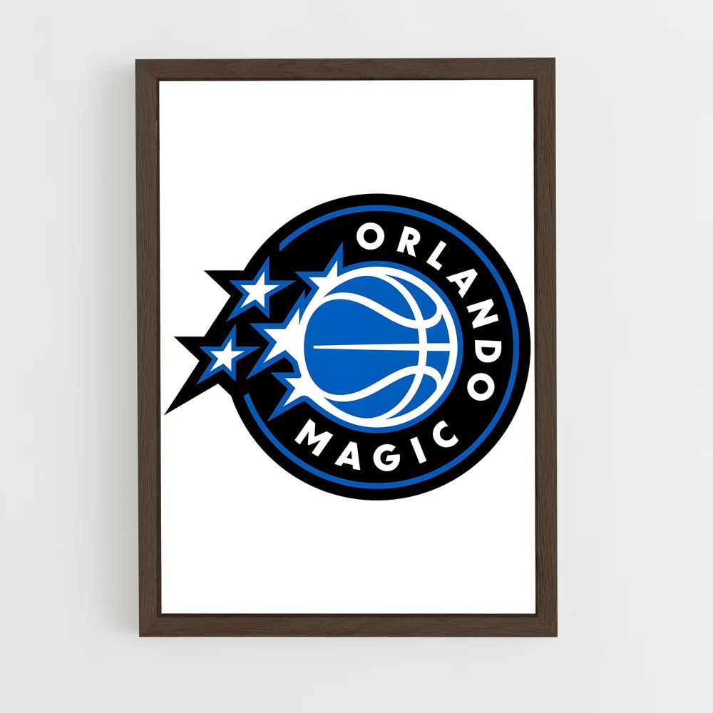 ap-orlando magic-1 cadre Bois foncé