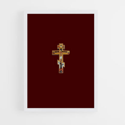 ap-orthodox cross-2 cadre Blanc