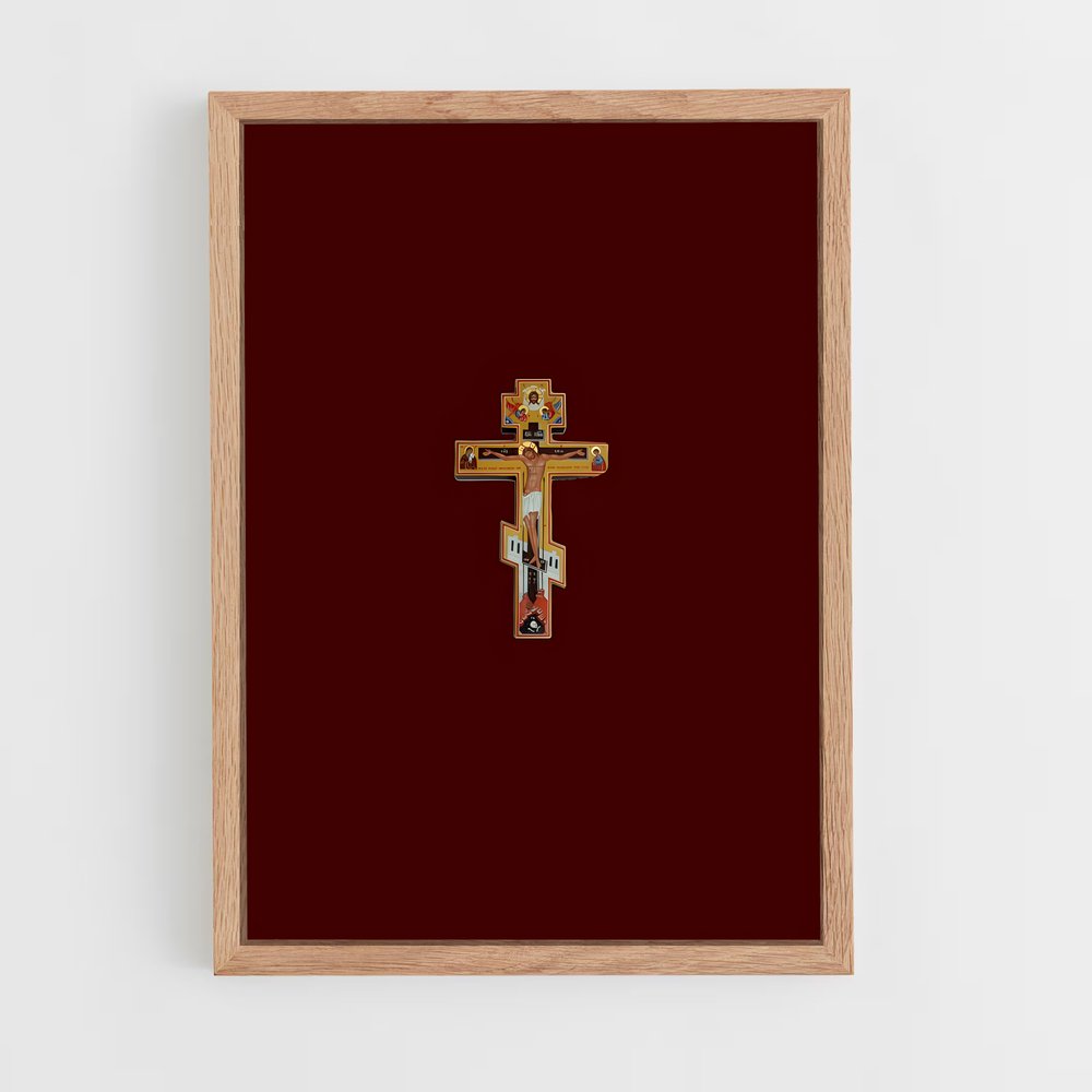 ap-orthodox cross-2 cadre Bois clair