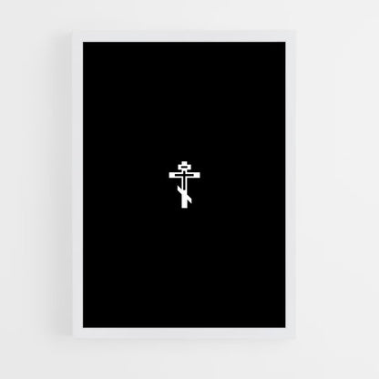 ap-orthodox cross-3 cadre Blanc