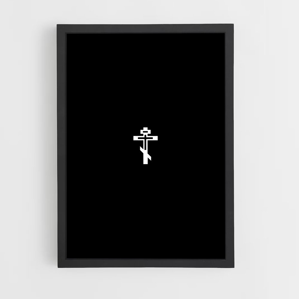 ap-orthodox cross-3 cadre Noir