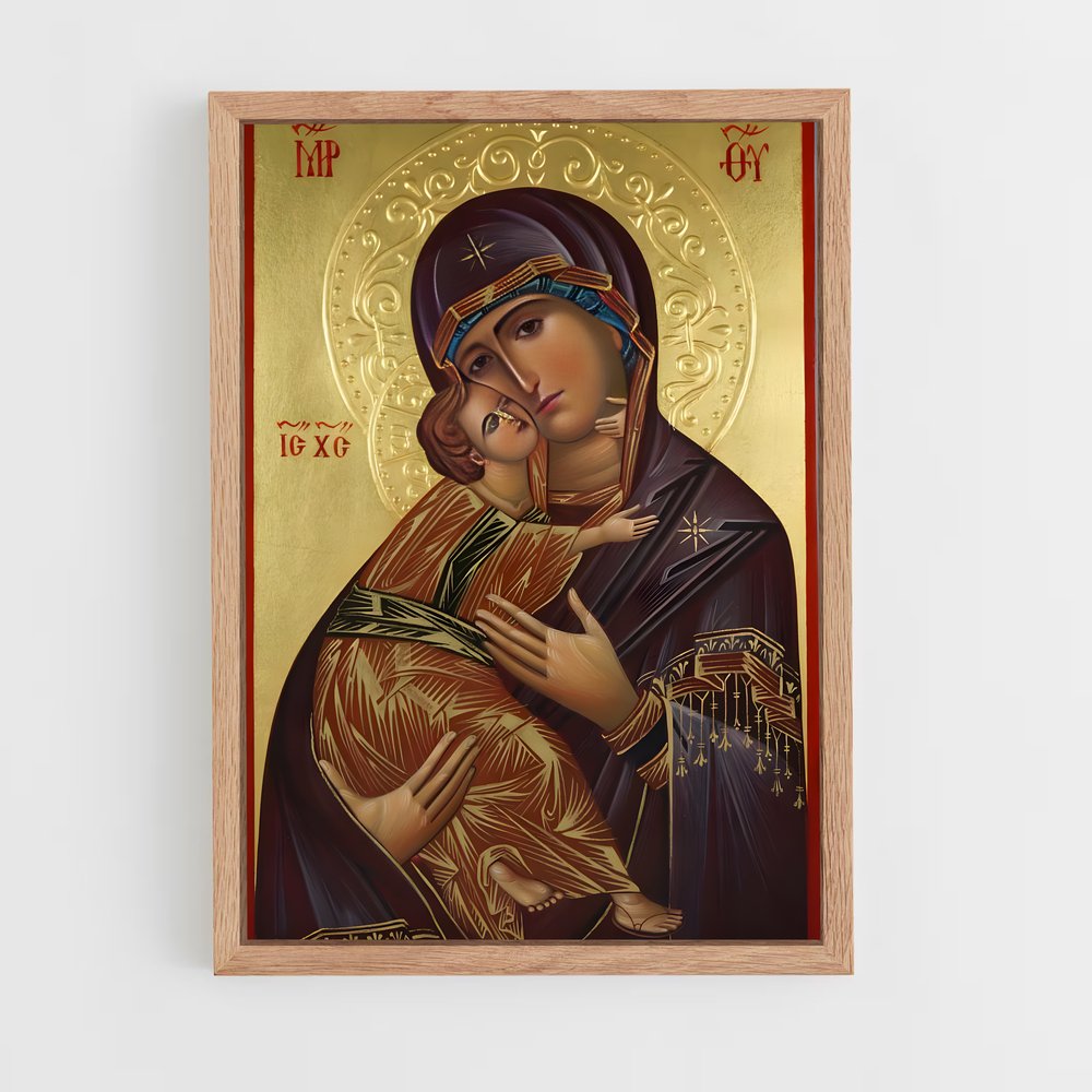 ap-orthodox icons-1 cadre Bois clair