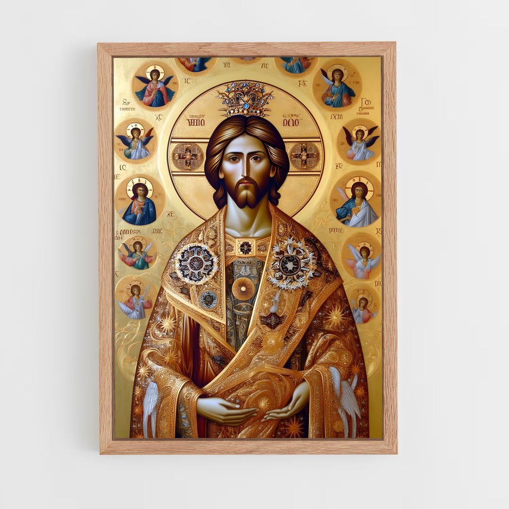 ap-orthodox icons-2 cadre Bois clair