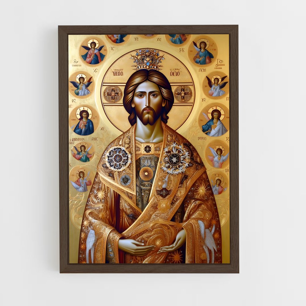 ap-orthodox icons-2 cadre Bois foncé