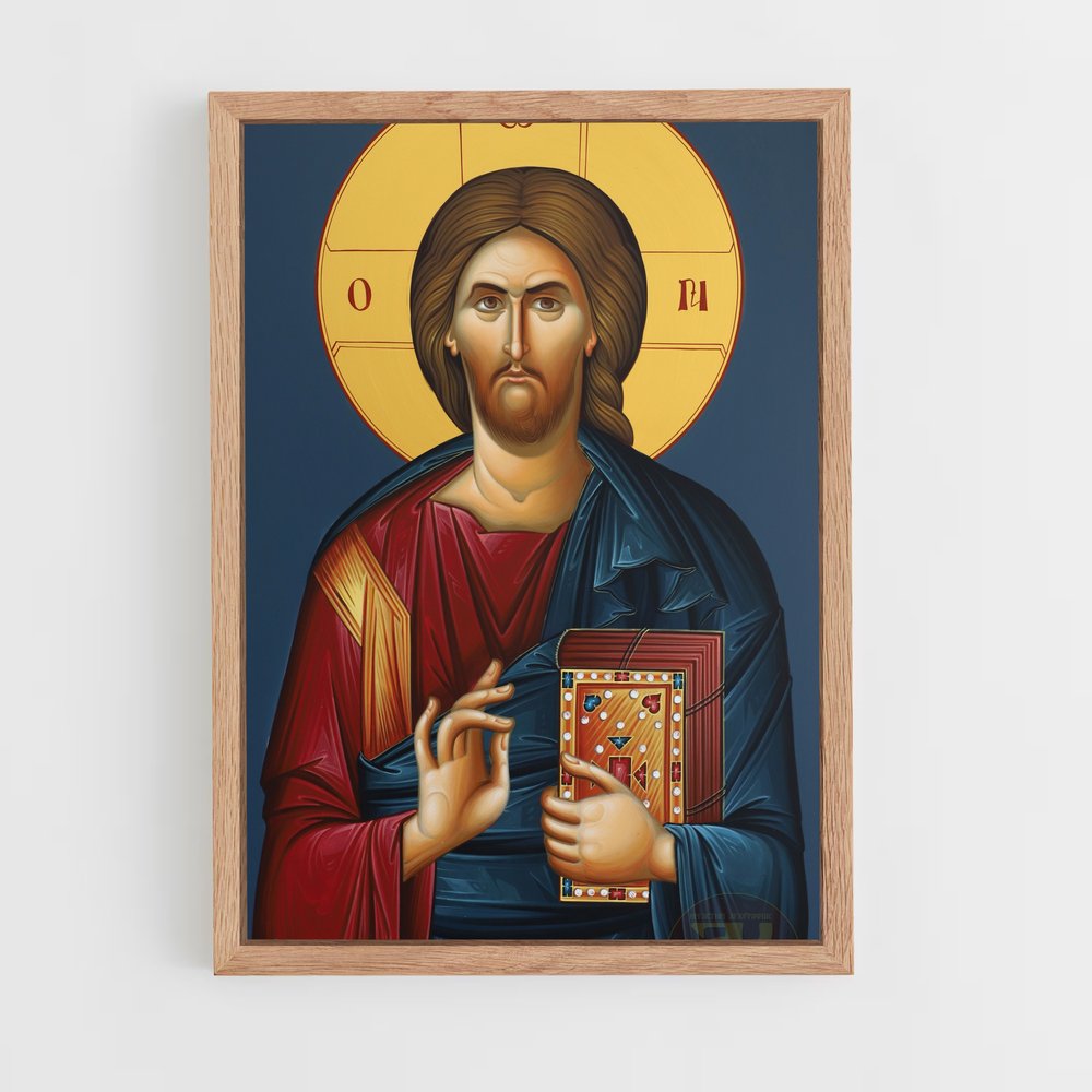 ap-orthodox icons-7 cadre Bois clair