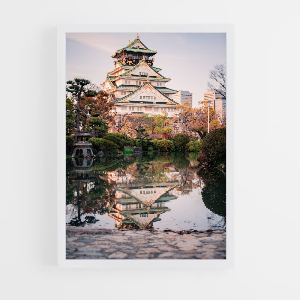 ap-osaka castle-1 cadre Blanc