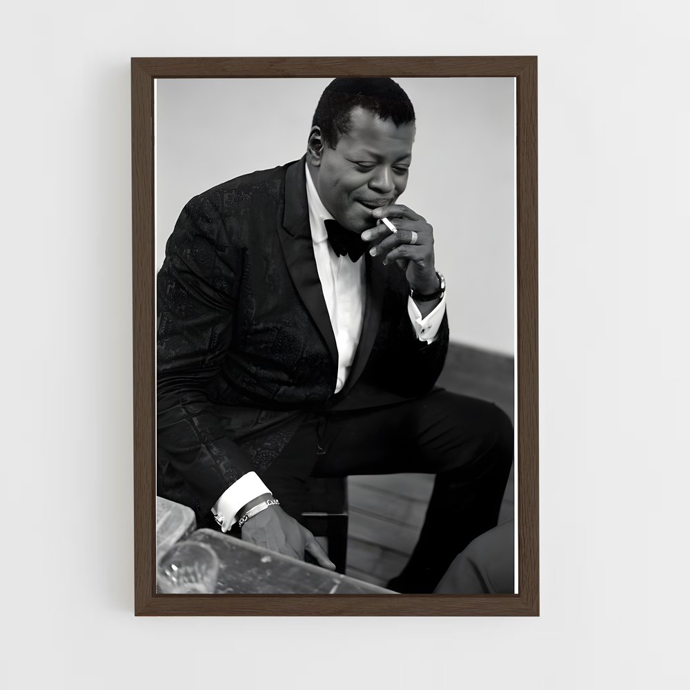 ap-oscar peterson-1 cadre Bois foncé