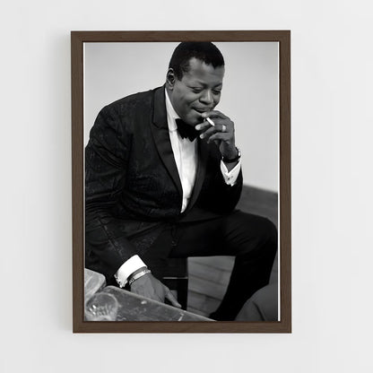 ap-oscar peterson-1 cadre Bois foncé