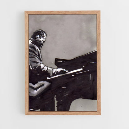ap-oscar peterson-2 cadre Bois clair