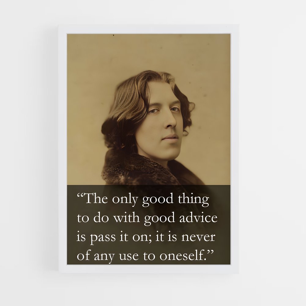 ap-oscar wilde-5 cadre Blanc