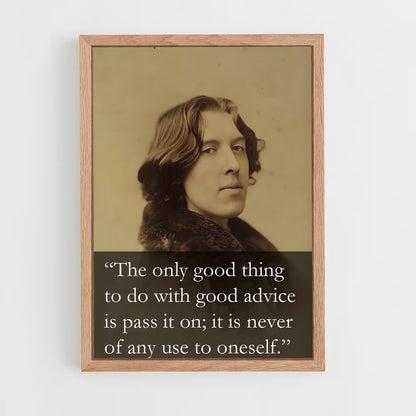 ap-oscar wilde-5 cadre Bois clair