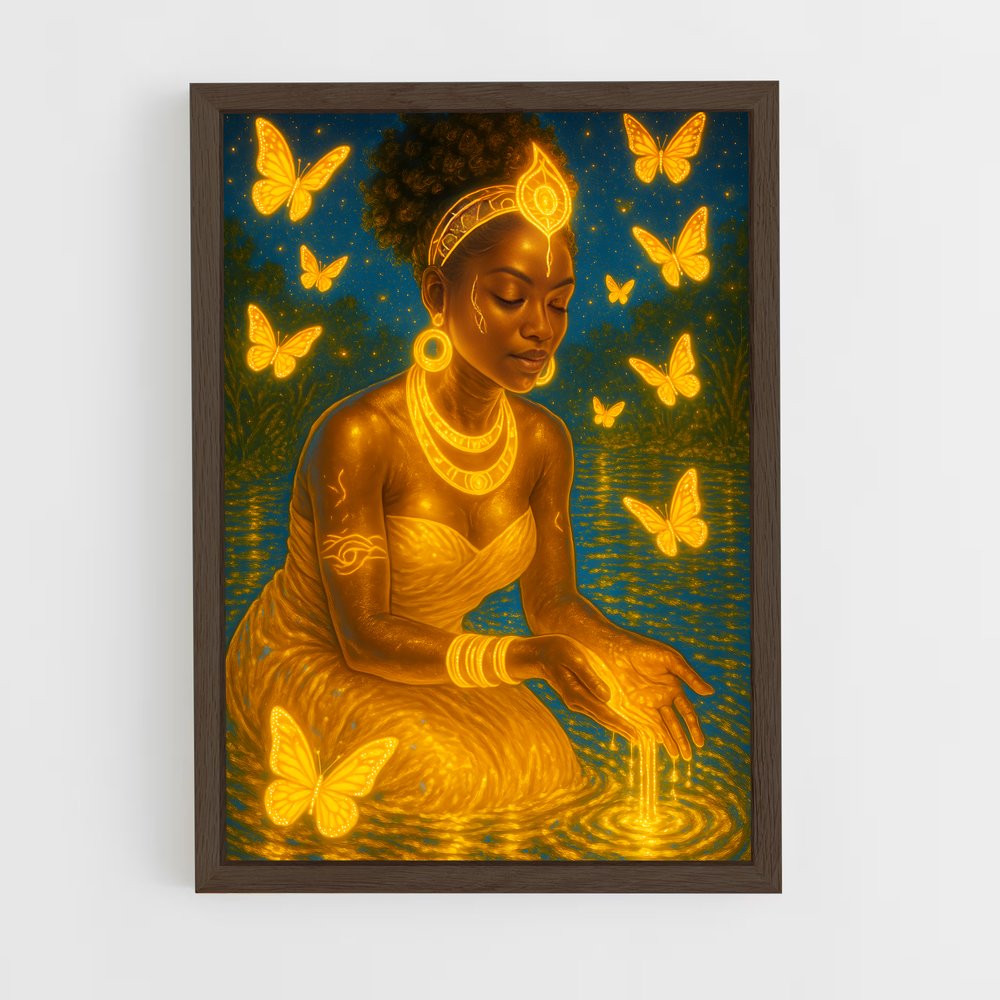 ap-oshun-4 cadre Bois foncé