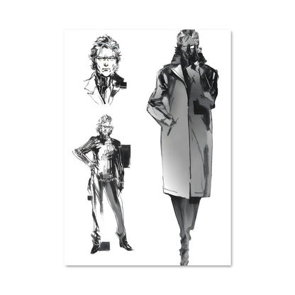 Poster Les Enquêteurs aux Trench Coats