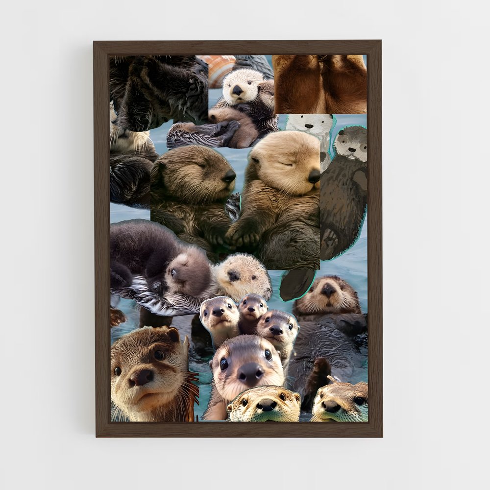 ap-otter-3 cadre Bois foncé
