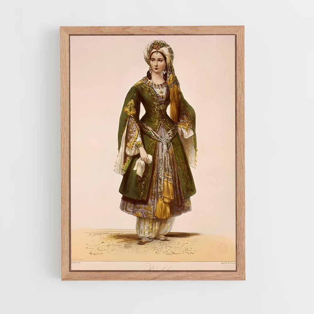 ap-ottoman empire-4 cadre Bois clair