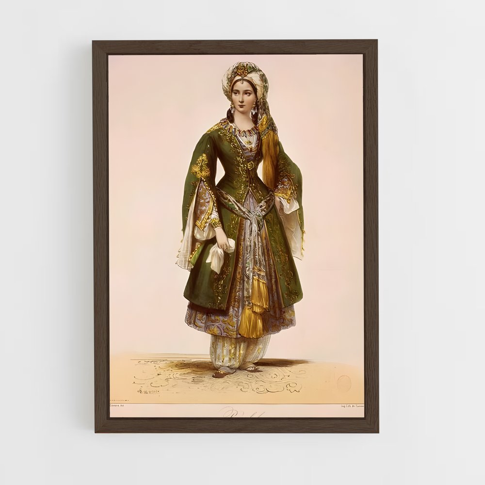 ap-ottoman empire-4 cadre Bois foncé