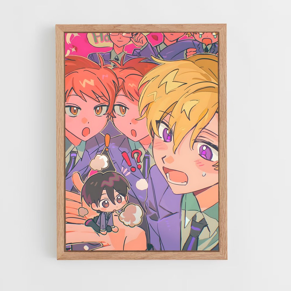 ap-ouran high school host club-2 cadre Bois clair