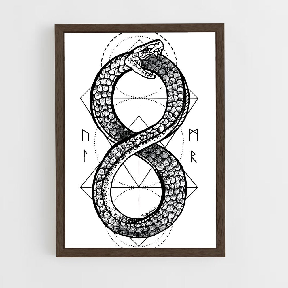 ap-ouroboros-3 cadre Bois foncé