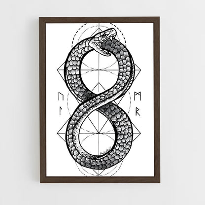 ap-ouroboros-3 cadre Bois foncé