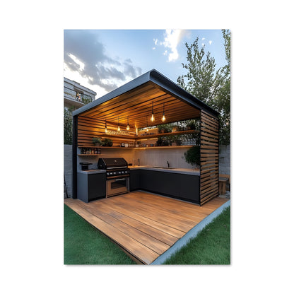 Poster Outdoor kitchen 23945