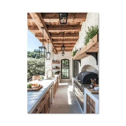 Poster Outdoor kitchen 23969