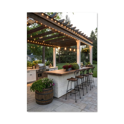 Poster Outdoor kitchen 23935