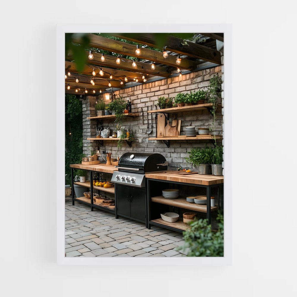 ap-outdoor kitchen-1 cadre Blanc