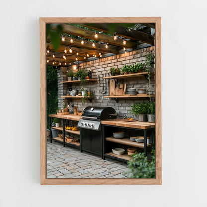 ap-outdoor kitchen-1 cadre Bois clair