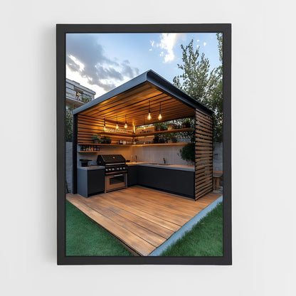 ap-outdoor kitchen-10 cadre Noir