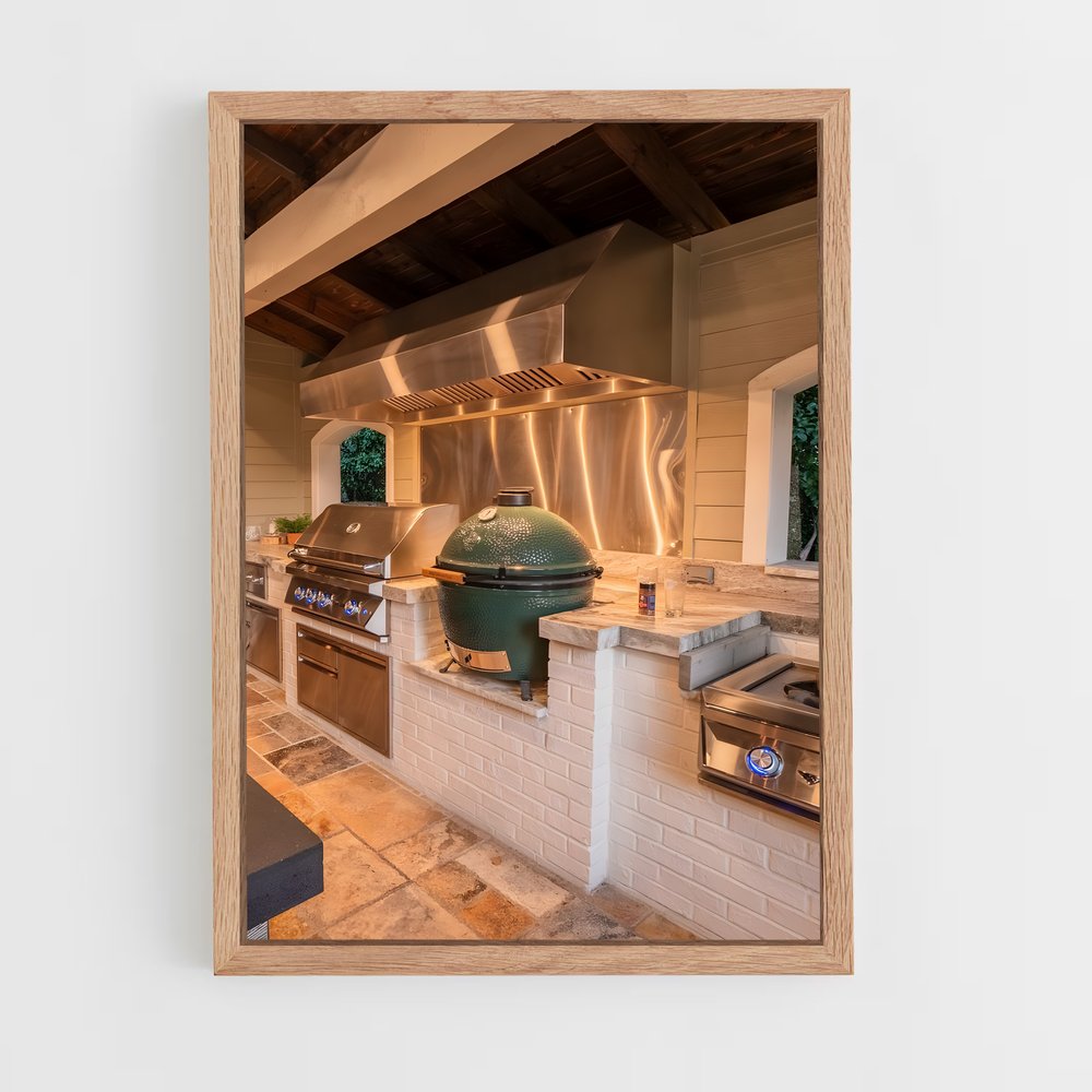 ap-outdoor kitchen-11 cadre Bois clair