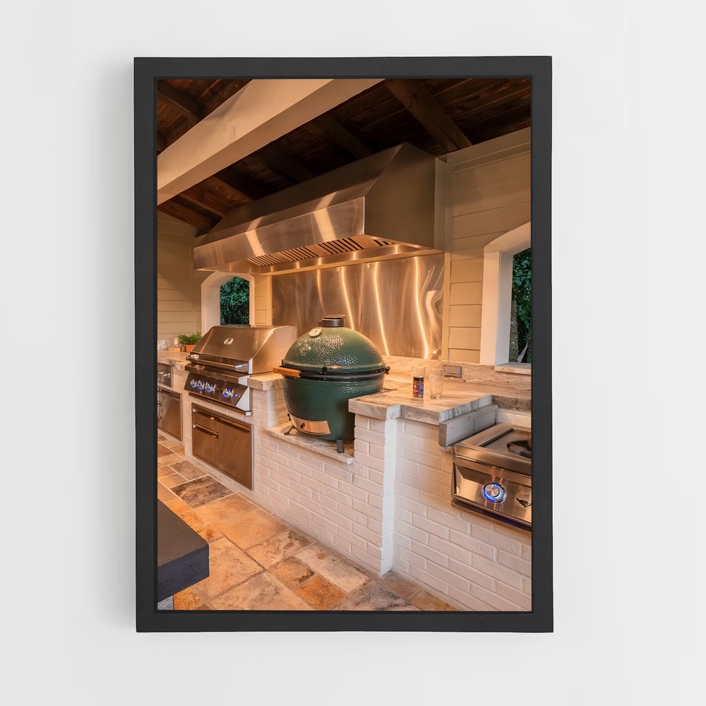 ap-outdoor kitchen-11 cadre Noir