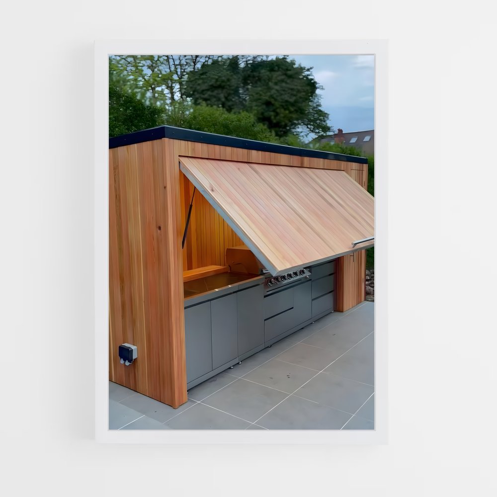 ap-outdoor kitchen-7 cadre Blanc
