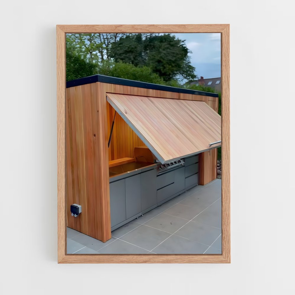 ap-outdoor kitchen-7 cadre Bois clair
