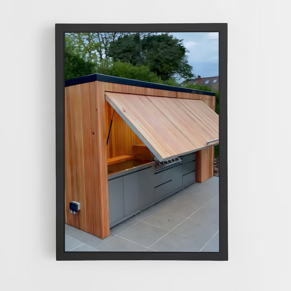 ap-outdoor kitchen-7 cadre Noir