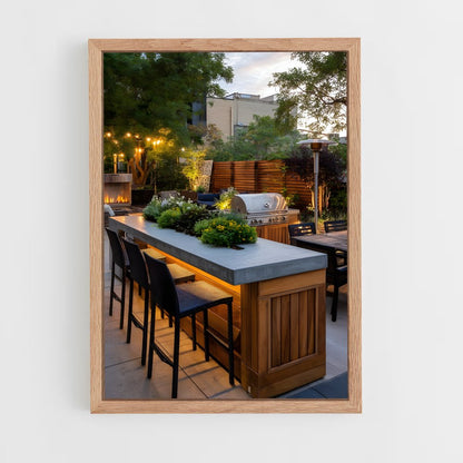 ap-outdoor kitchen-8 cadre Bois clair