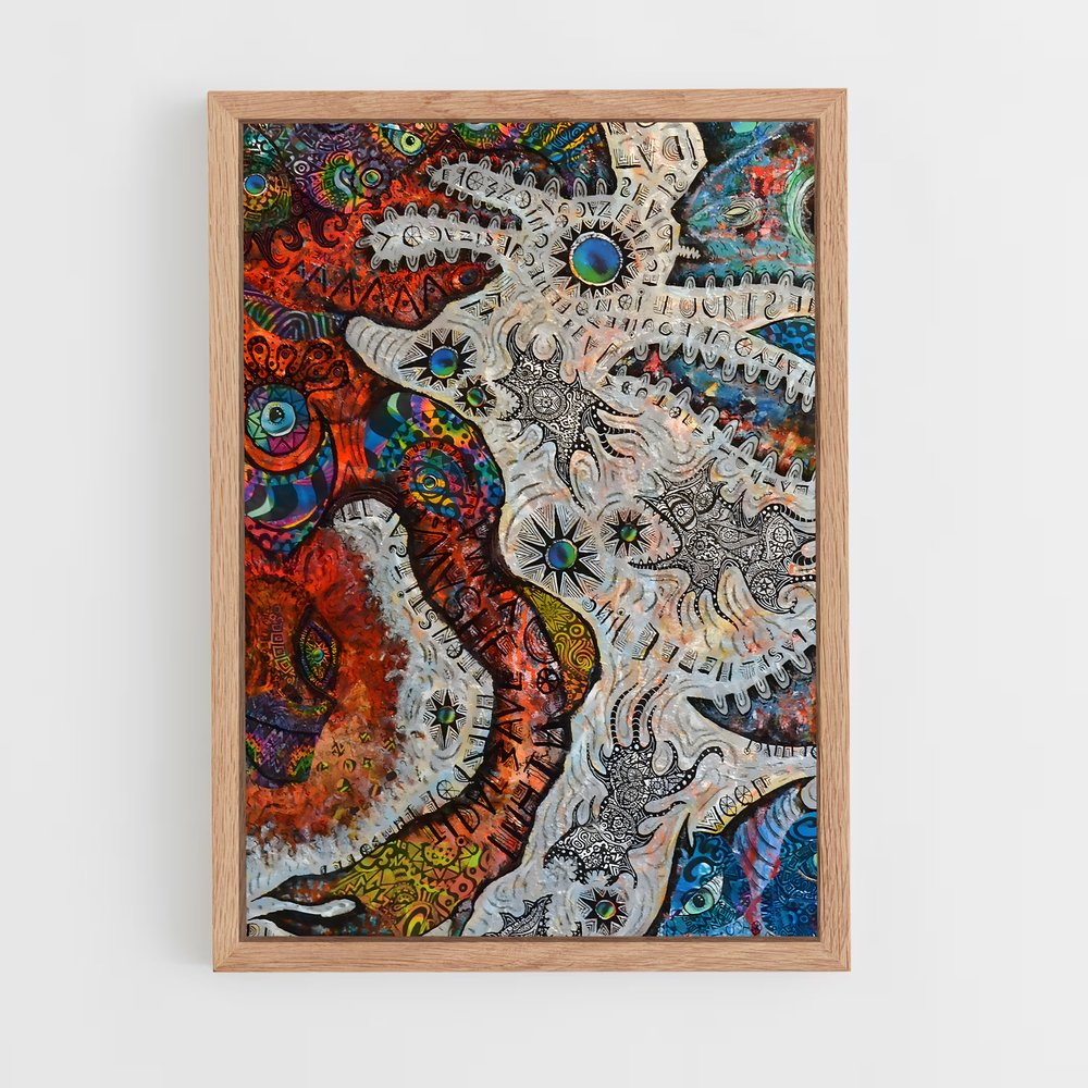 ap-outsider art-1 cadre Bois clair