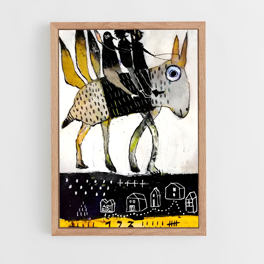 ap-outsider art-2 cadre Bois clair