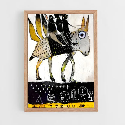 ap-outsider art-2 cadre Bois clair