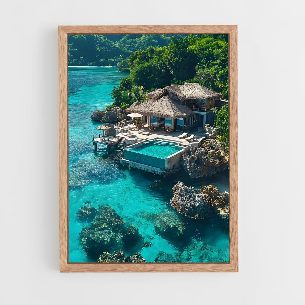 ap-overwater bungalows-1 cadre Bois clair