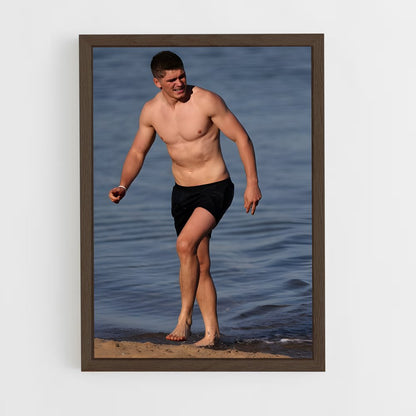 ap-owen farrell-3 cadre Bois foncé