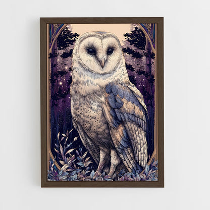 ap-owl-10 cadre Bois foncé