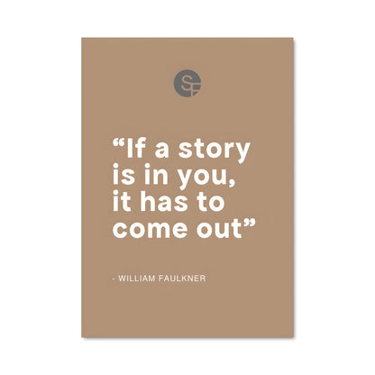 Poster Own your story 26874