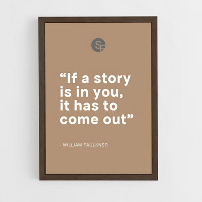 ap-own your story-3 cadre Bois foncé