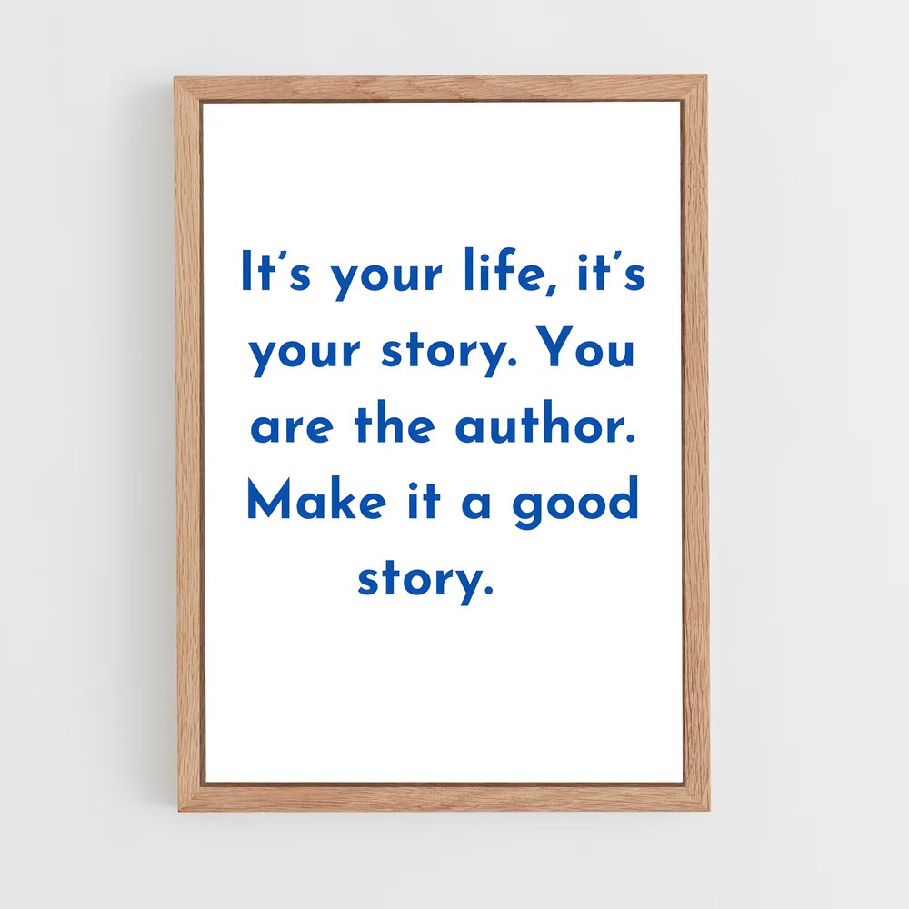ap-own your story-4 cadre Bois clair