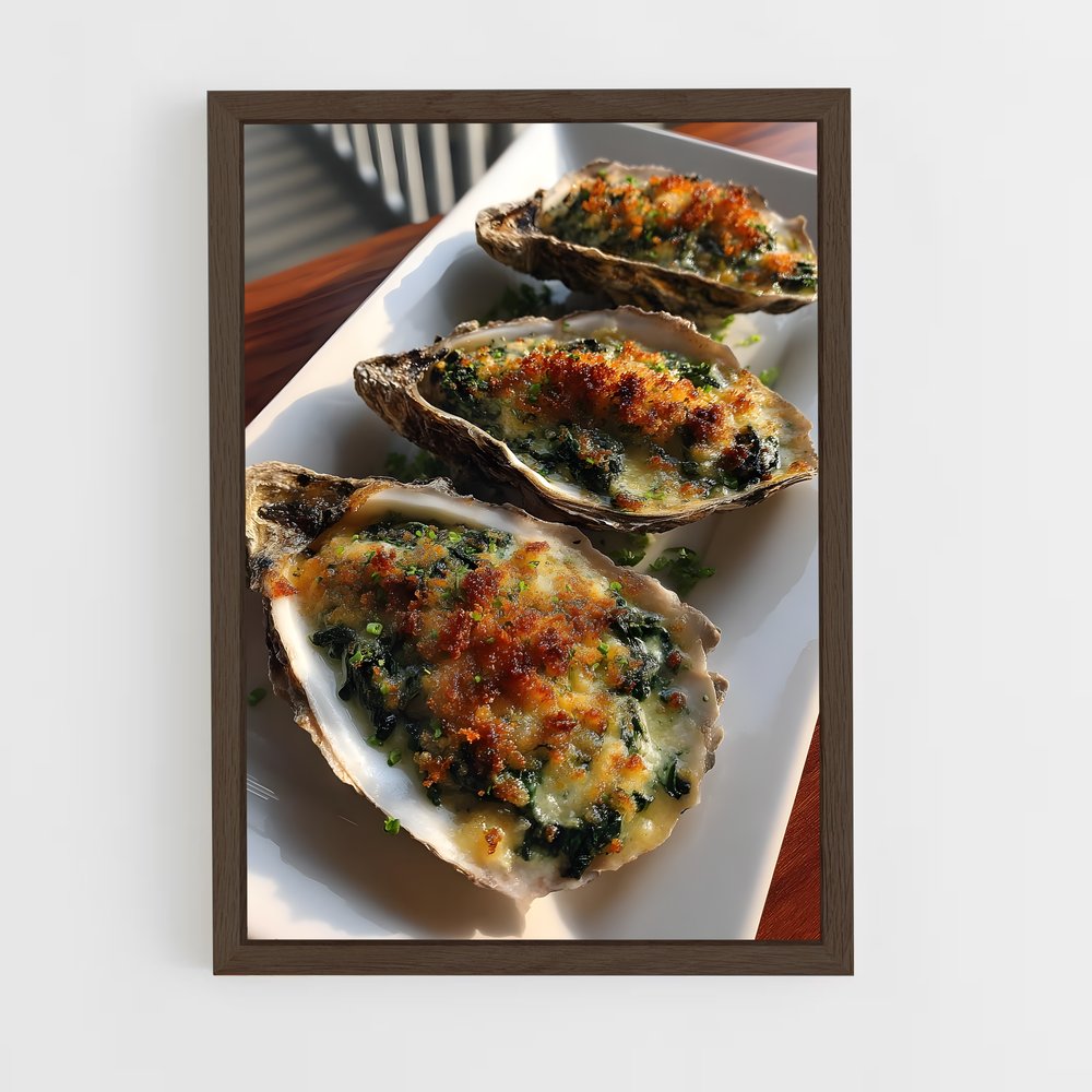 ap-oysters-1 cadre Bois foncé