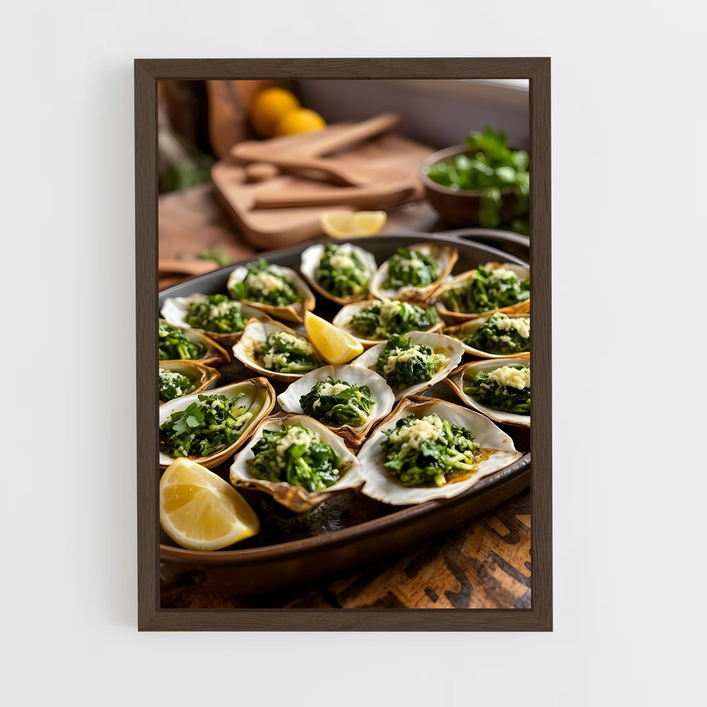 ap-oysters-2 cadre Bois foncé