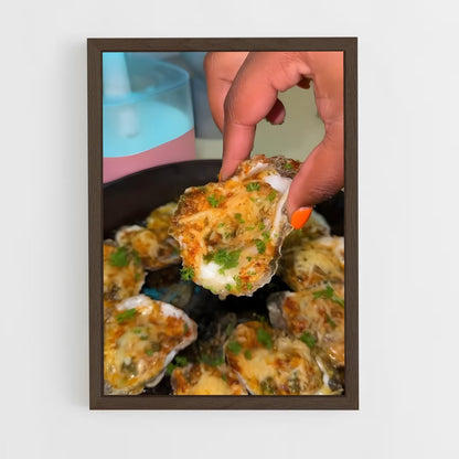 ap-oysters-4 cadre Bois foncé